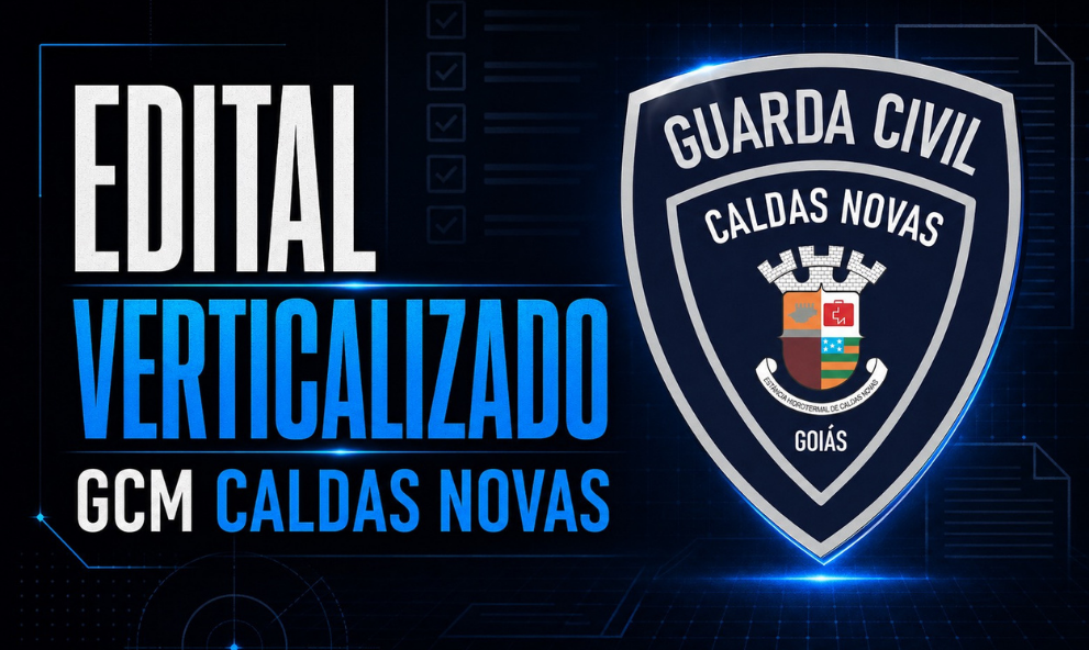 Edital Verticalizado GCM Caldas Novas