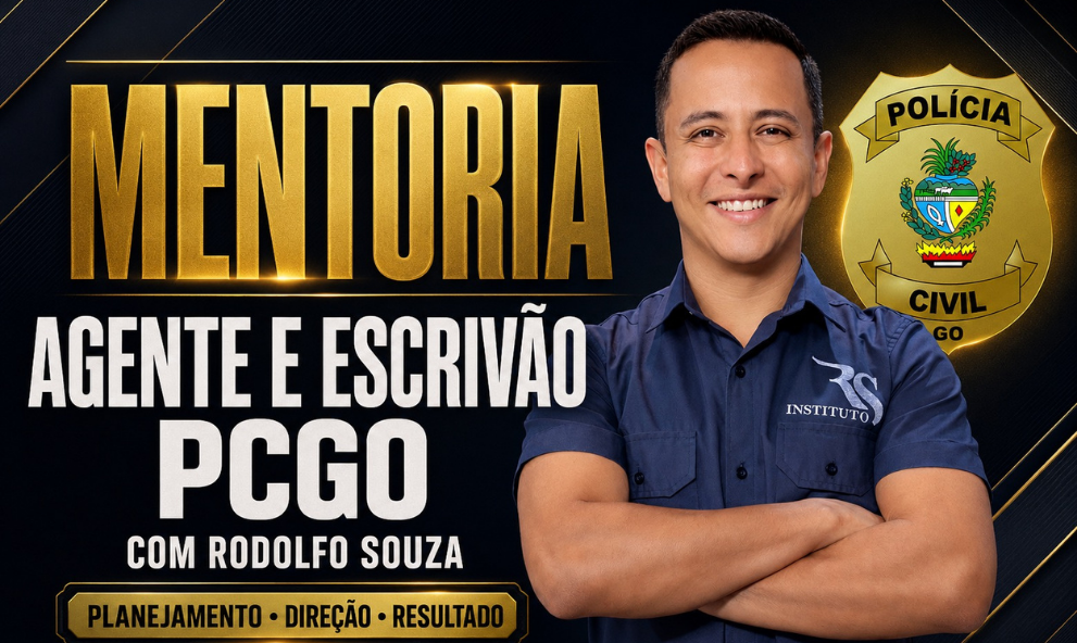Mentoria Agente e Escrivão PCGO com Rodolfo Souza