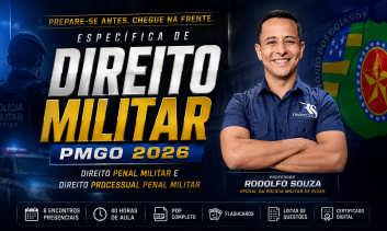Específica de Direito Militar PMGO 2026