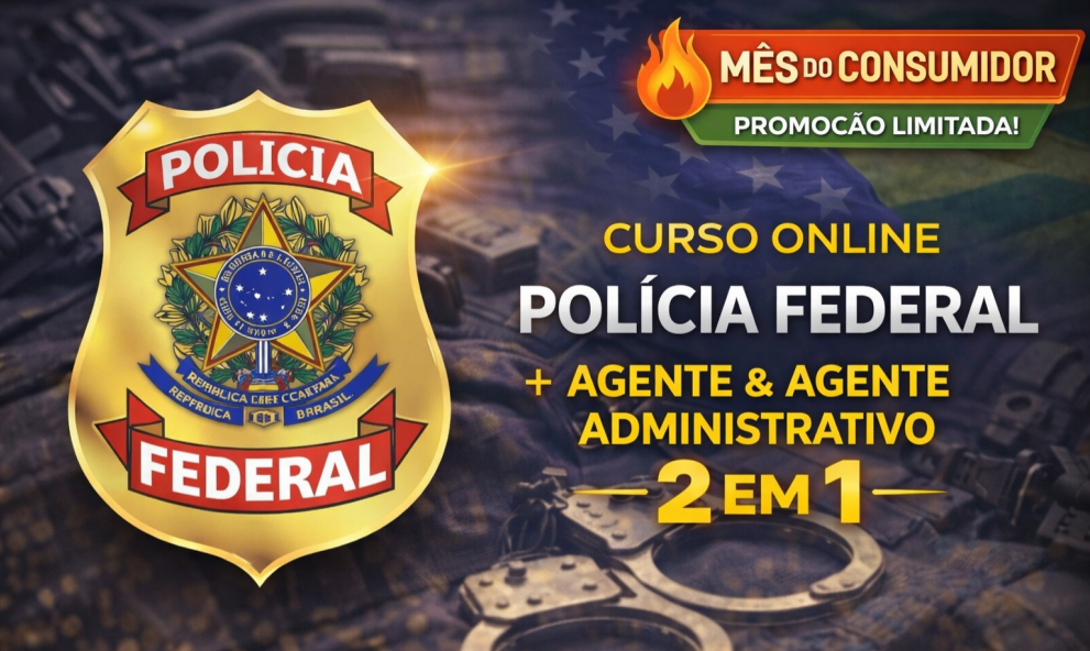 Curso Online PF Agente + Agente Administrativo 2 por 1