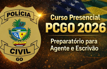 Curso Presencial PCGO 2026 – Preparatório para Agente e Escrivão