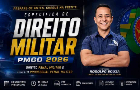 Específica de Direito Militar PMGO 2026