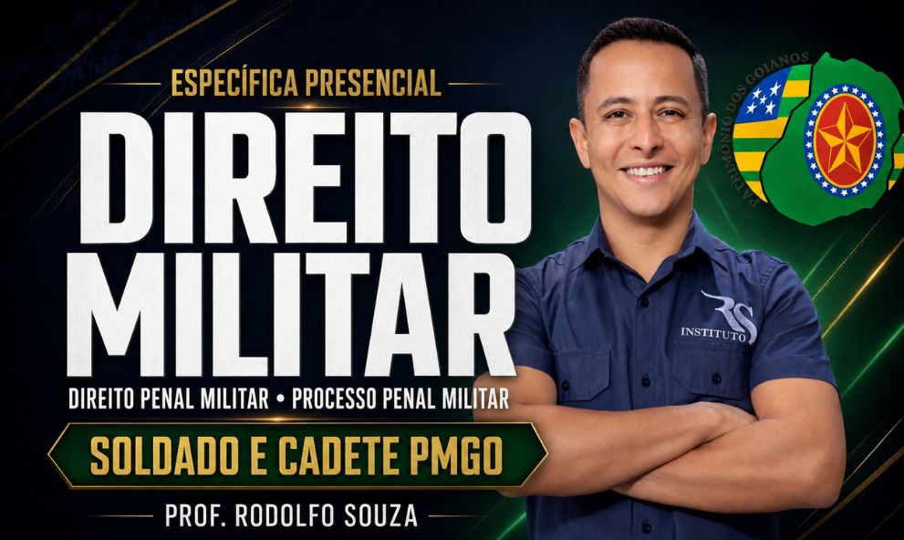 Específica Presencial de Direito Militar PMGO