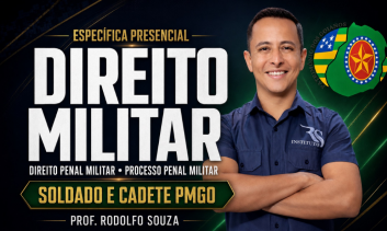 Específica Presencial de Direito Militar PMGO