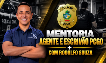Mentoria Agente e Escrivão PCGO com Rodolfo Souza e Curso Online Completo