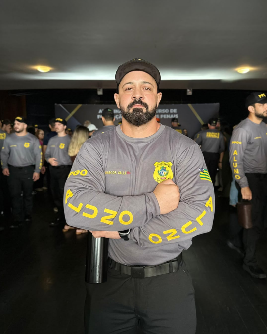 Aluno aprovado na Polícia Penal de Goiás