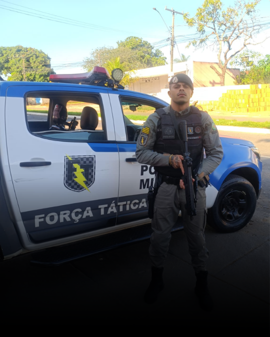 Aluno aprovado na PMGO pelo Instituto Rodolfo Souza