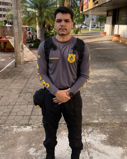 Aluno aprovado na Polícia Penal de Goiás