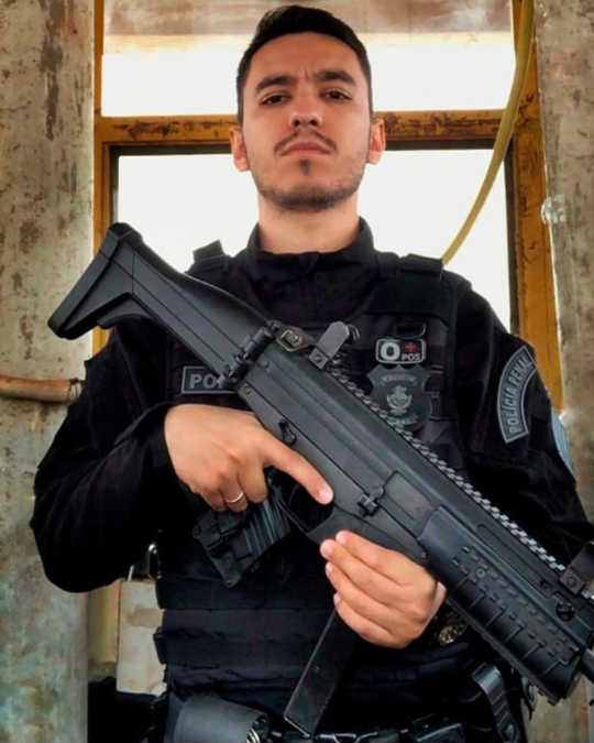Aluno aprovado na Polícia Penal de Goiás