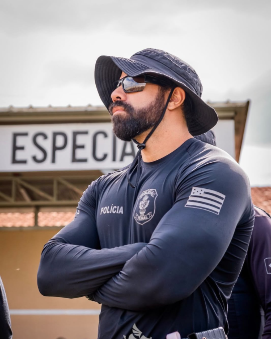 Aluno aprovado na Polícia Penal de Goiás