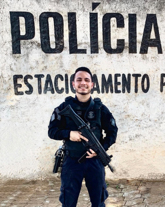 Aluno aprovado na Polícia Penal de Goiás