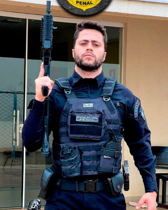 Aluno aprovado na Polícia Penal de Goiás