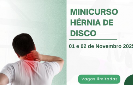 Minicurso Hérnia de disco -  Uma abordagem multimodal para dor e função - Turma 5