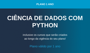Plano Ciência de Dados com Python  1 ano