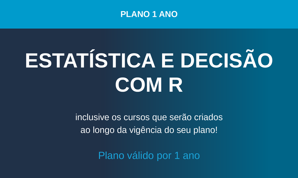 Plano Estatística e Decisão com R  1 ano