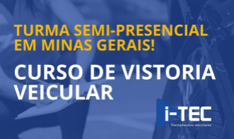 FORMAÇÃO SEMI-PRESENCIAL DE VISTORIADOR VEICULAR MG