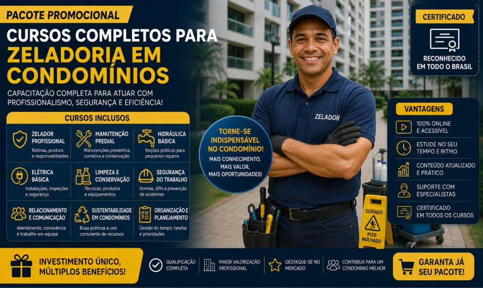 Pacote Zeladoria Condominial - Básico