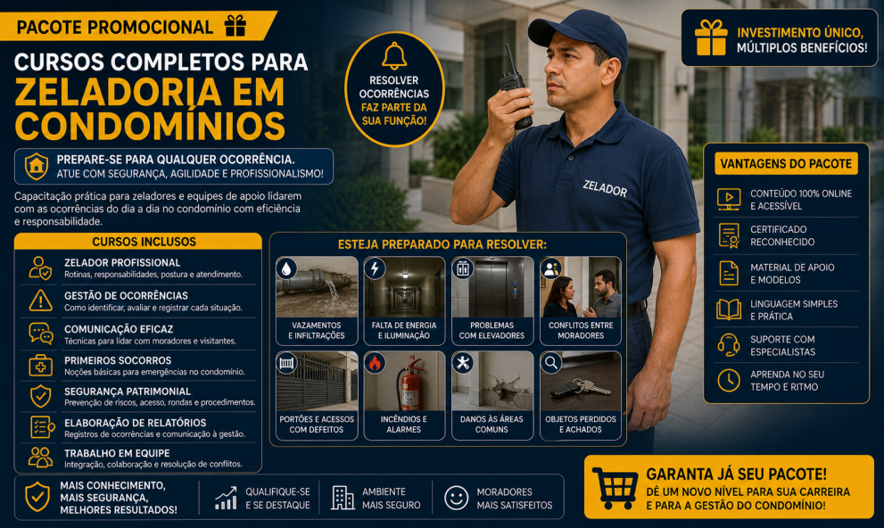Pacote Zeladoria Condominial - Premium