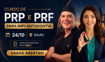 Curso PRF presencial para dentistas 24/10/2026 Bauru-SP