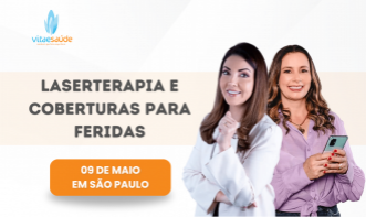 Laserterapia e coberturas para feridas - presencial 09/05/2026