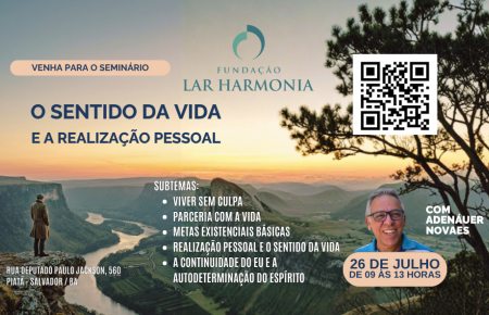 Seminário: O Sentido da Vida e a Realização Pessoal