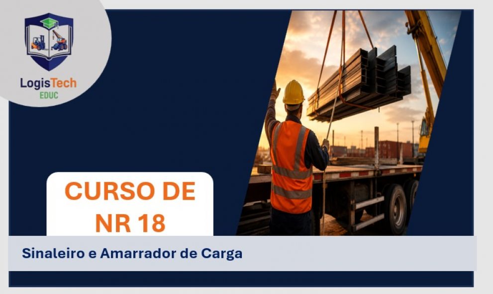 NR 18 - Sinaleiro e amarrador de cargas