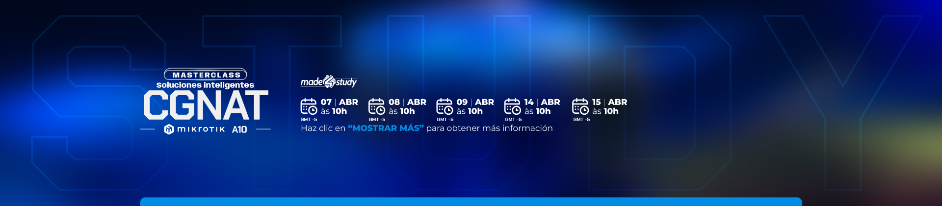 MasterClass CGNAT Soluciones inteligentes - Mikrotik - A10