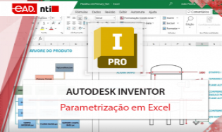 Autodesk Inventor  -  Parametrização em Excel