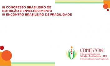 III CONGRESSO BRASILEIRO DE NUTRIÇÃO E ENVELHECIMENTO