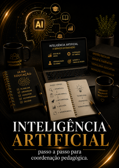 Inteligência Artificial passo a passo para coordenação pedagógica.