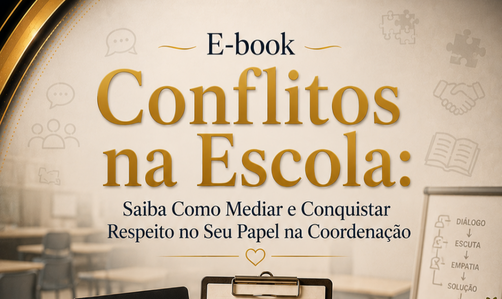 E-book Conflitos na Escola: Saiba Como Mediar e Conquistar Respeito no Seu Papel na Coordenação