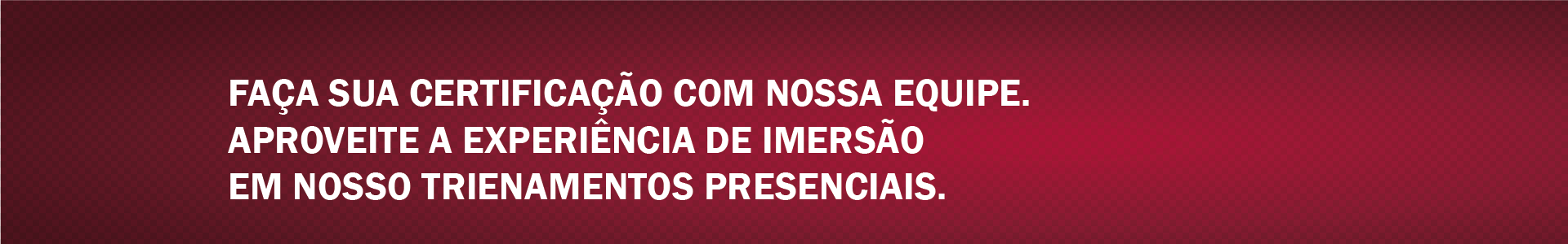 Treinamento Presencial