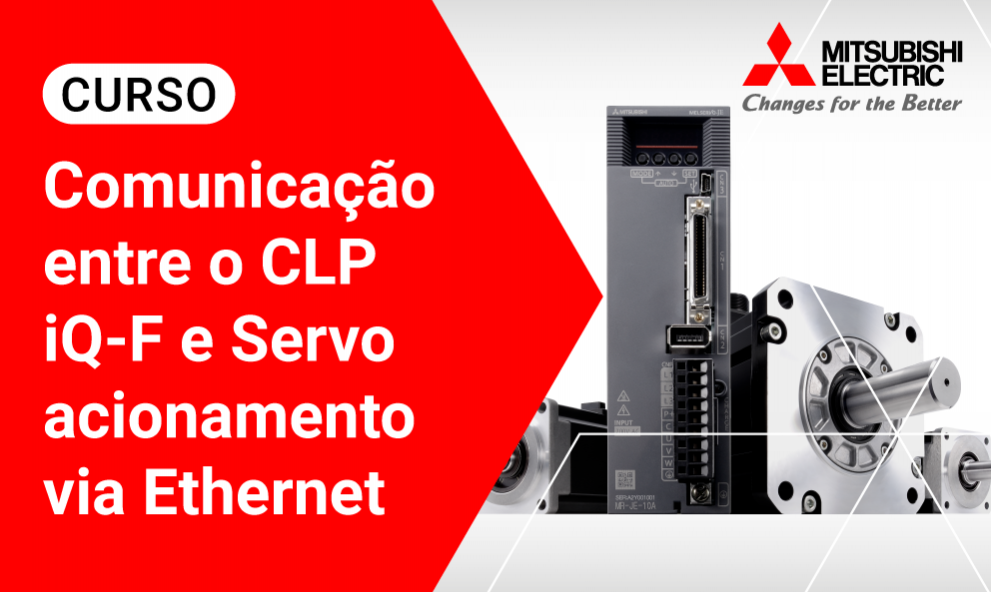 Comunicação entre o CLP iQ-F e Servo acionamento via Ethernet