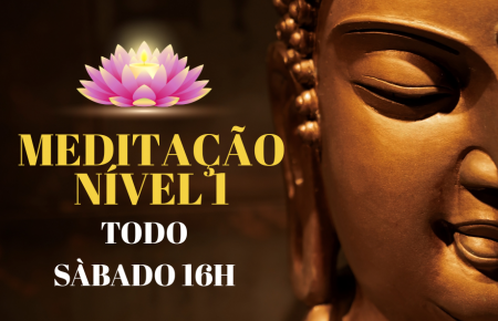 Curso de Meditação nível 1 - Online ou Presencial (Aulas ficarão gravadas aqui na EAD)