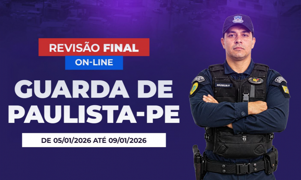 REVISÃO FINAL GUARDA MUNICIPAL DE PAULISTA- ONLINE