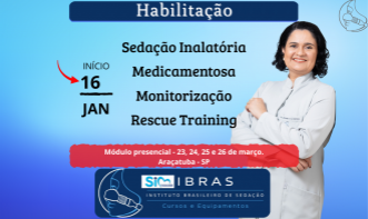 Habilitação em Sedação Inalatória - Sedação Medicamentosa - Emergências - Monitorização - Rescue Training International.