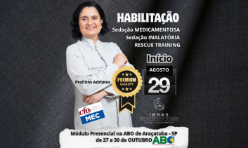 ABO 21  Habilitação em Sedação Inalatória + Imersão em Sedação Medicamentosa + Rescue Training International - COPY
