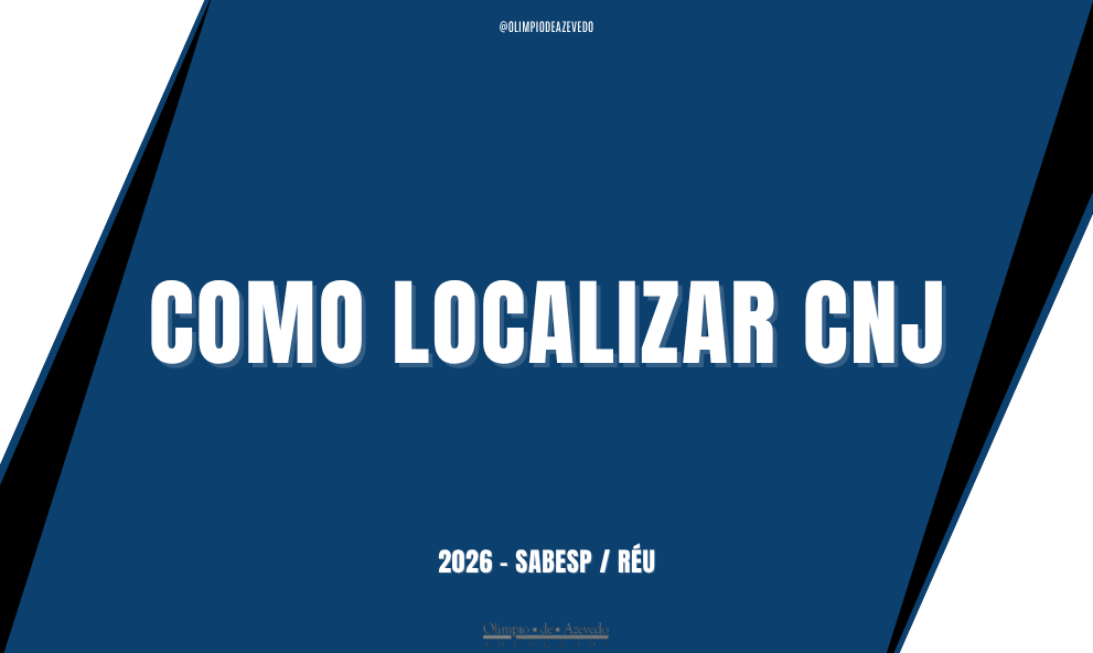 COMO LOCALIZAR CNJ