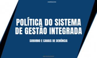 Política De Gestão Integrada - Suborno e Canais de denúncia