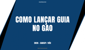 COMO LANÇAR GUIA NO GAO