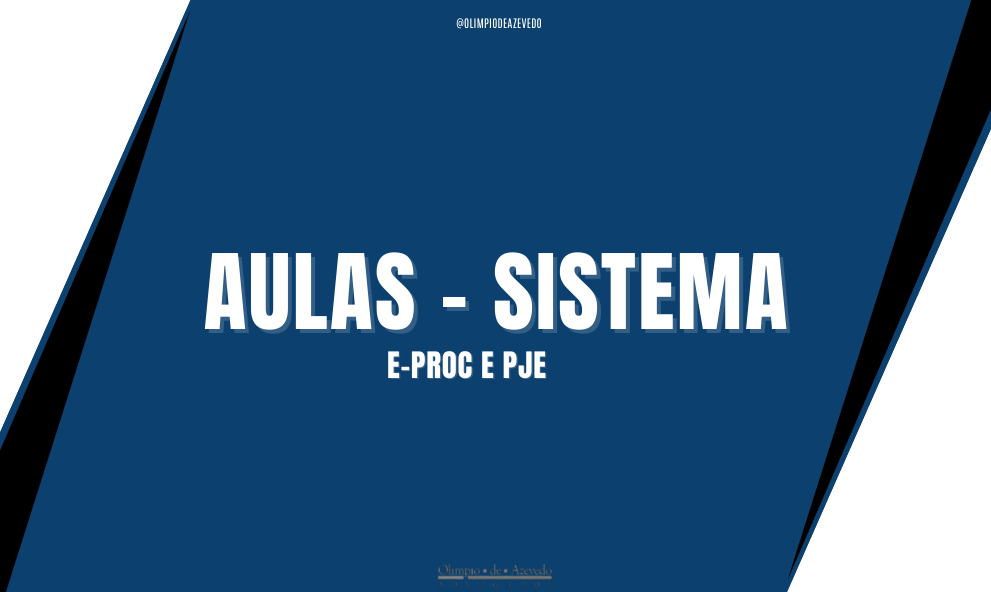 AULAS - EPROC E PJE