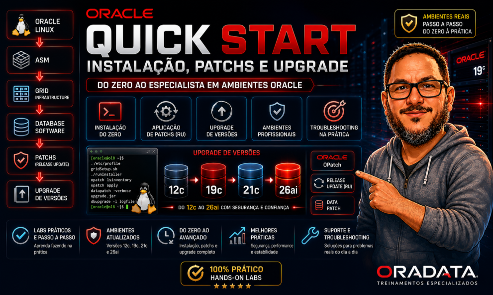 Oracle Quick Start: Instalação Patchs e Upgrade