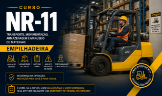 NR 11 - Transporte, movimentação, armazenagem e manuseio de materiais (Empilhadeira)