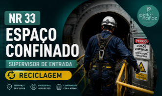 NR 33 - Espaço Confinado Supervisor de Entrada (Reciclagem)