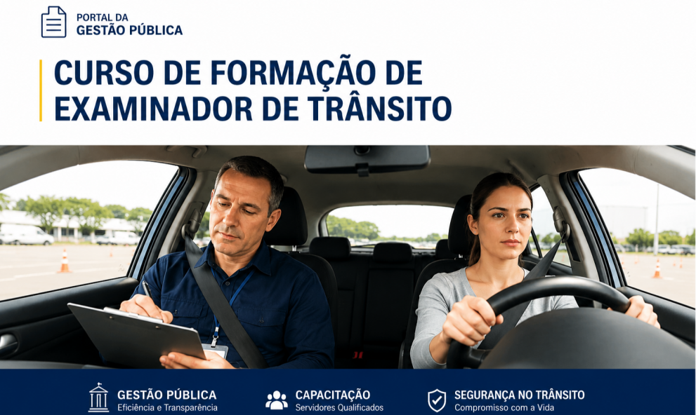 Curso de Formação de Examinador de Trânsito