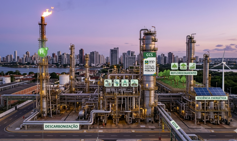 A descarbonização na indústria de óleo e gás