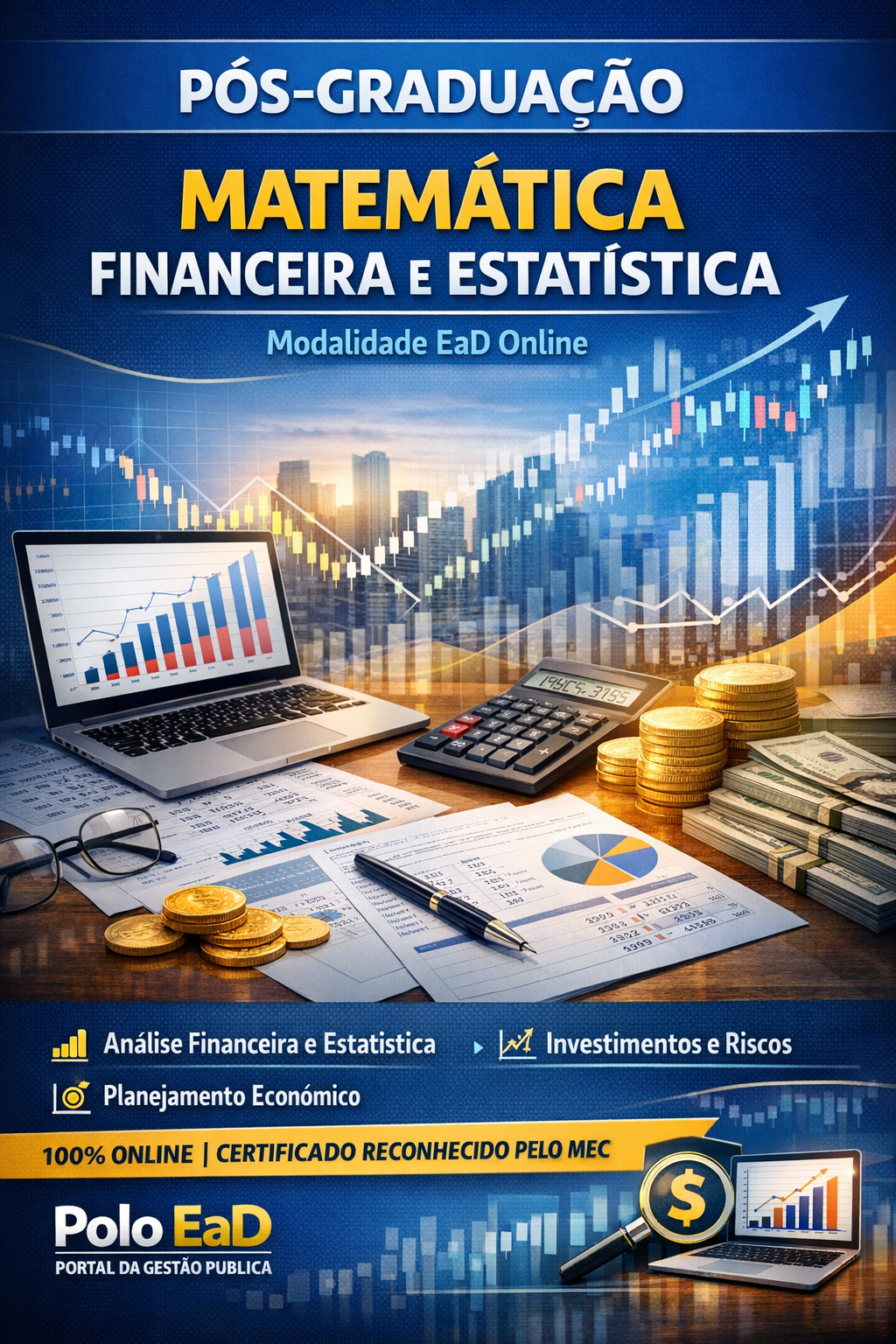 Pós-Graduação em Matemática Financeira e Estatística