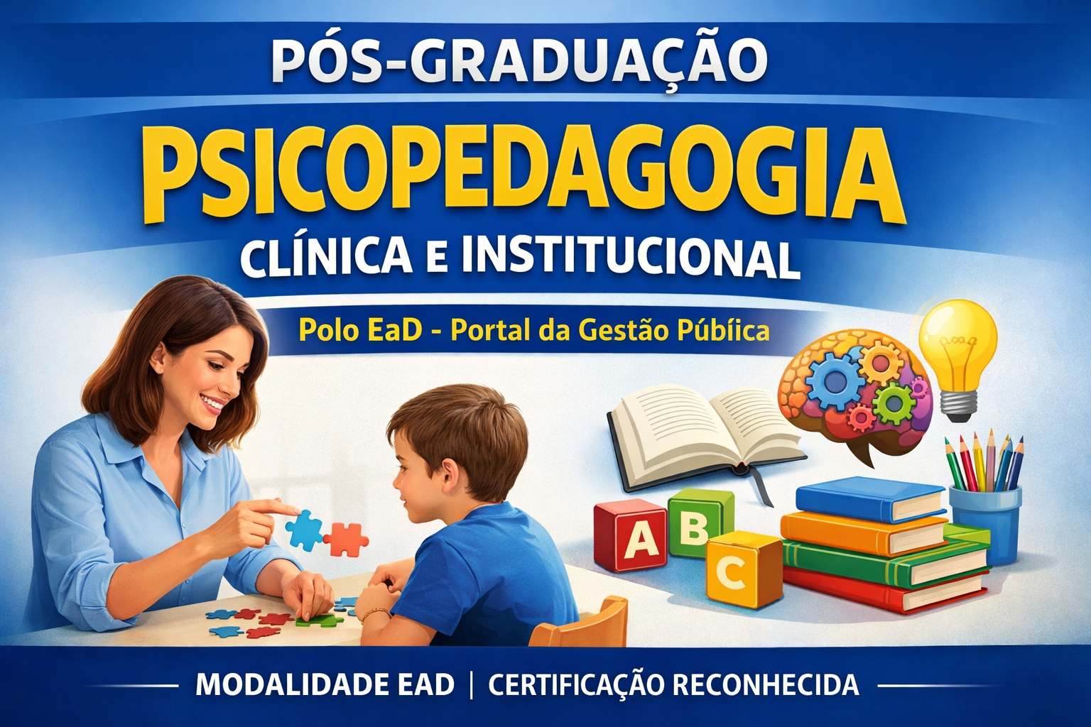 Pós-Graduação em Psicopedagogia Clínica e Institucional