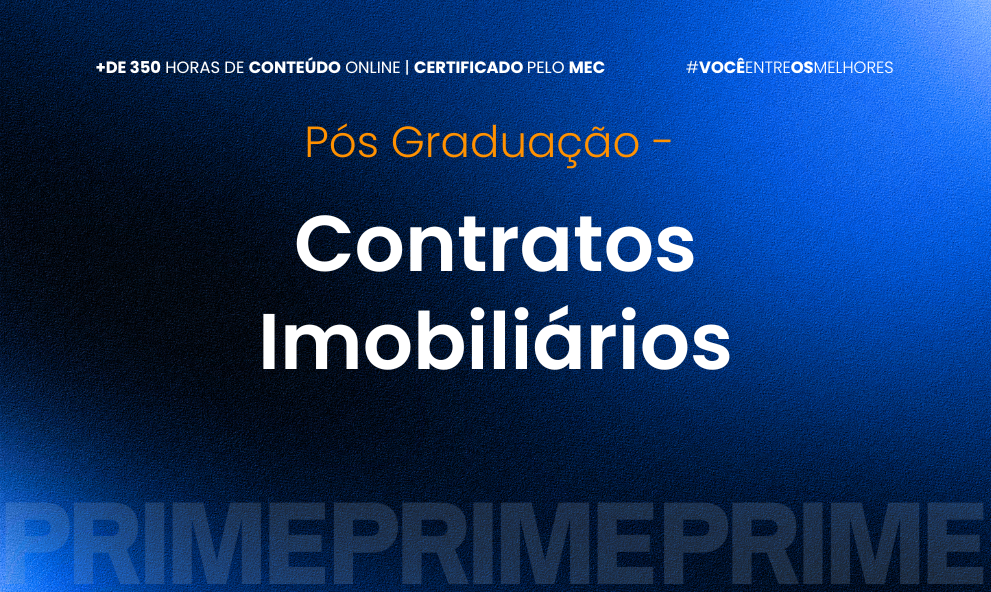 Pós graduação em Contratos Imobiliários