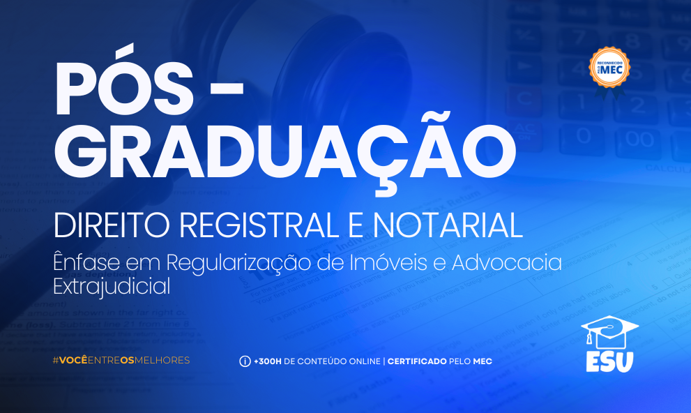 Pós-Graduação em Direito Registral e Notarial IX